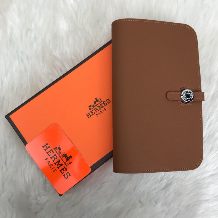 HERMES DOGON WALLET TABA